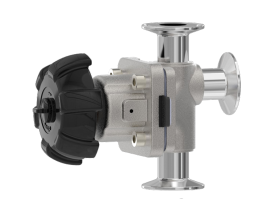 衛生級L、T型(xing)不鏽鋼隔(ge)膜閥